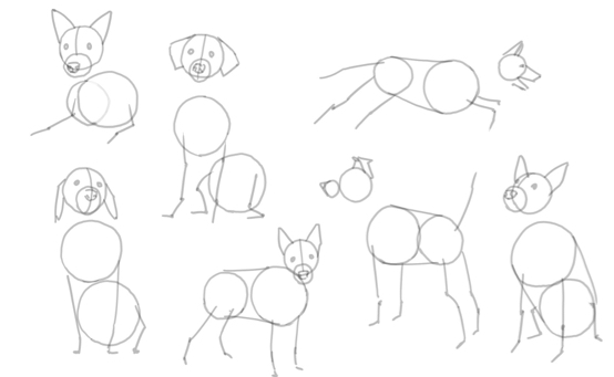wacom draw how to draw a dog part2 03i