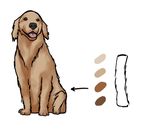 Easy to draw a Cute Dog drawing for beginners - Easy drawing tutorials