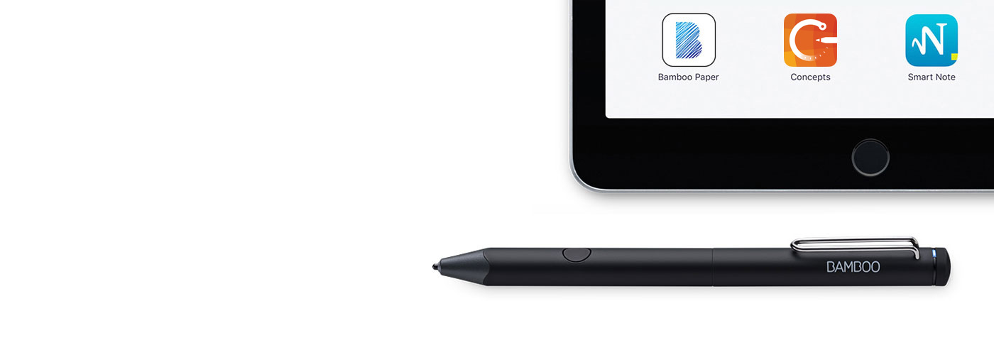 Wacom Bamboo Sketch (fine tip stylus by Natural sketching on iPad and  iPhone) | CS-610PK Buy, Best Price. Global Shipping.